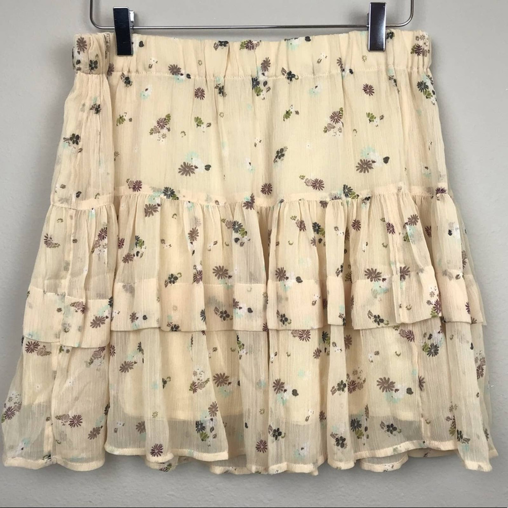 NWT Free People From the Valley Floral Mini Skirt - Large